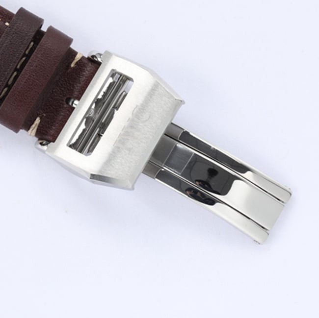top-tier watch IWC men's blue dial hour room pilot series tourbillon watch bracelet picture clasp picture