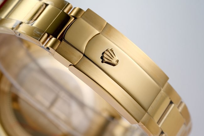 Top-tier watch Rolex men's gold plate gold steel bracelet Navigator series automatic movement watch clasp picture