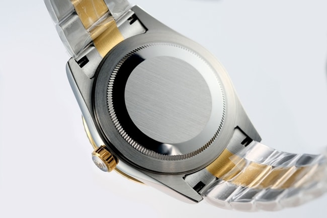 top-tier Rolex men's gold plate gold belt Navigator series full automatic movement watch back cover picture
