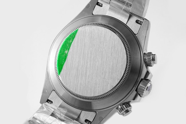 top-tier replicaRolex men's white dialsteel bracelet universe Daytona fully automatic movement watch back cover picture
