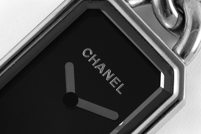 top-tier replicaChanel women's black dialsteel braceletPremiere watch series quartz watch detail shots