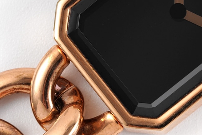 top-tier replicaChanel women's black dialrose gold with Premiere watch series quartz watch detail shots