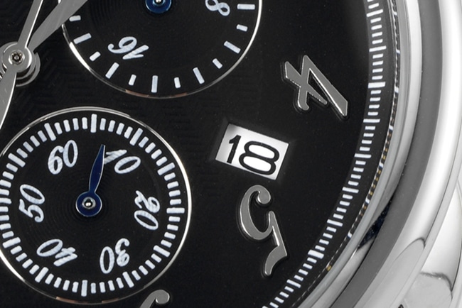 top-tier Hermès men's black dial black belt quartzleather strap watch detail shots
