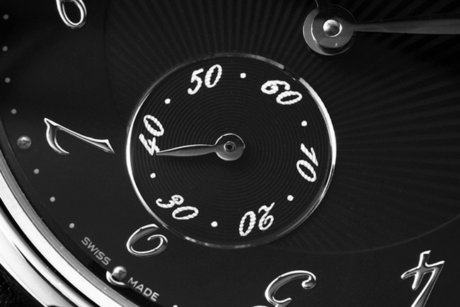 top-tier Hermès women's black dial black belt classic watch series quartz watch detail shots