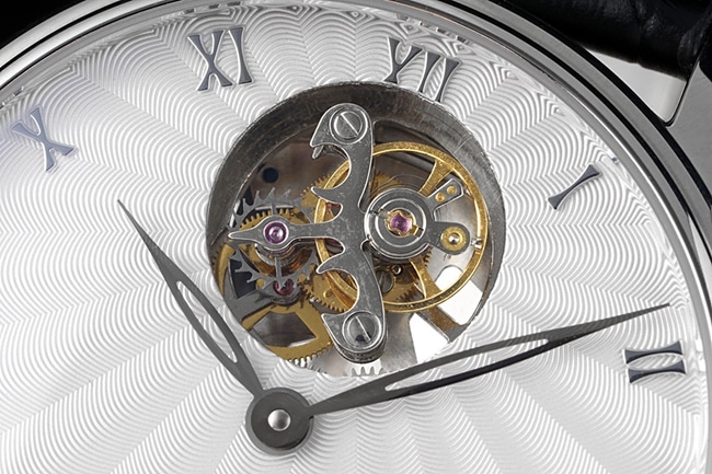 Blancpain top men's white plate black belt classic full series tourbillon mechanical belt watch movement figure