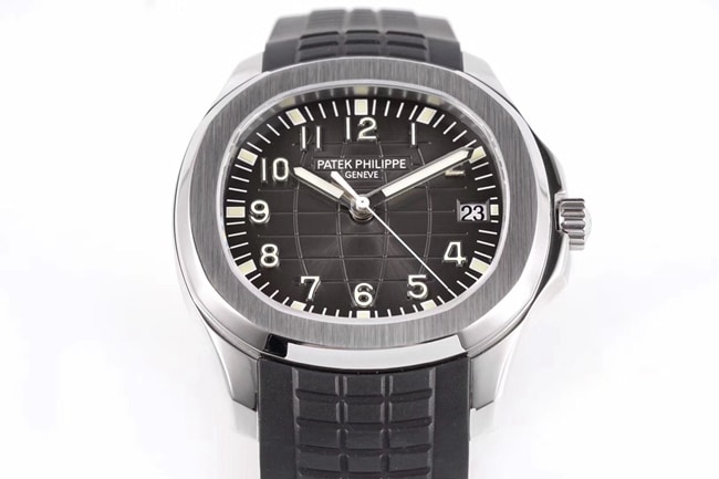 ZF FactoryPatek Philippetop-tier replicahigh-quality watch men's black dialrubber strap submarine explorer series mechanical watch detail shots