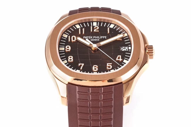 ZF FactoryPatek Philippetop-tier watch men's brown plate rubber strap mechanical underwater explorer series V3 version watch detail shots