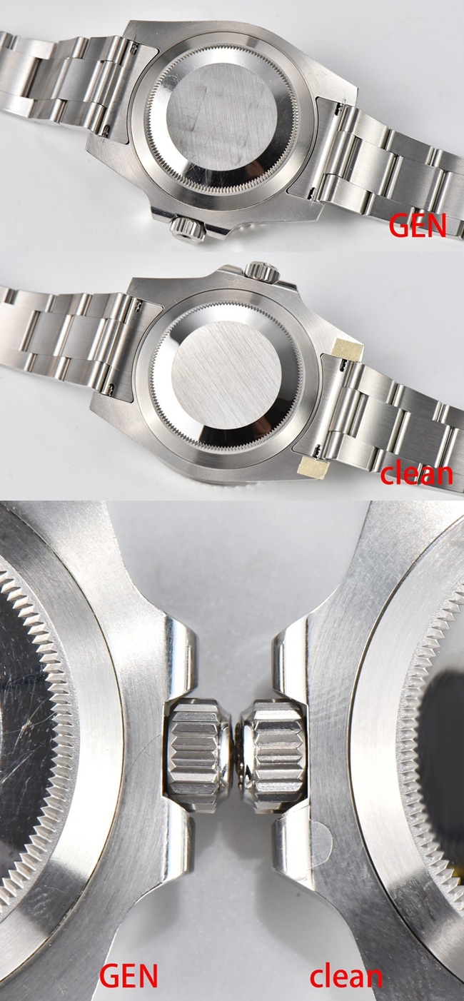 CLEANRolexC factory Starbucks Submariner3135 top-tier watch and Genuine difference and process evaluation detail shots