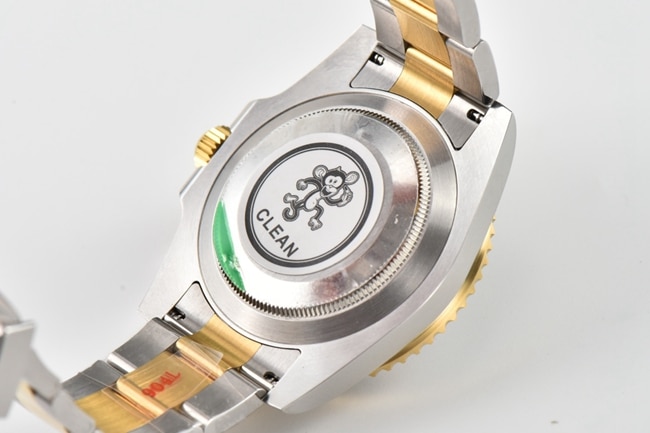 CLEAN FactoryRolextop-tierhigh-quality watch blue dial gold belt v4 latest version 18k mechanical watch back cover picture