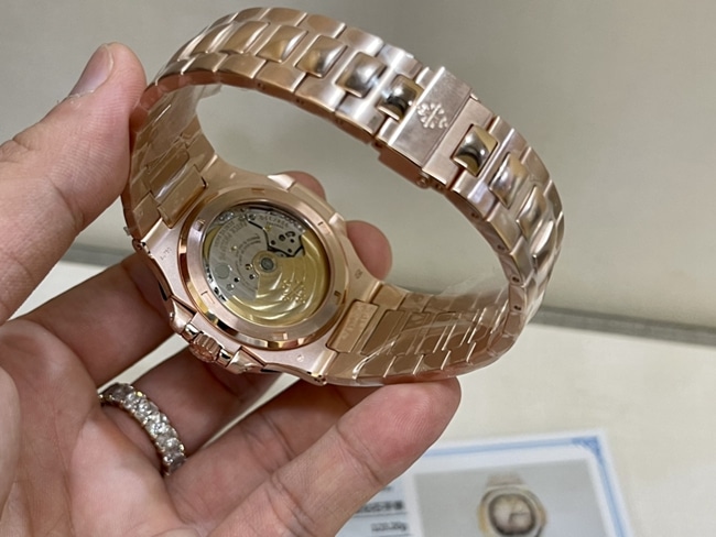 3K Factorytop-tier replicaPatek Philippe super a watch men's gold plate gold belt 18Krose gold South African real diamond mechanical watch clasp picture