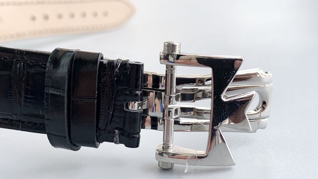 TWS factory Vacheron Constantintop-tierhigh-quality watch men's black dial black belt mechanical leather strap inheritance series round watch clasp picture