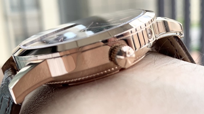 TWS factory top-tier replicaVacheron Constantinreplica watch men's black dial brown belt inheritance series mechanical leather strap round watch detail shots
