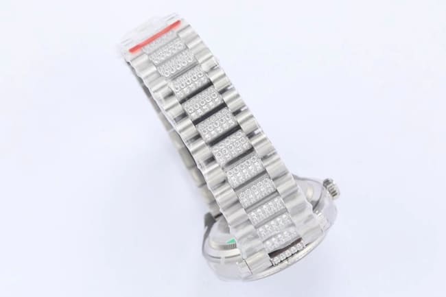 EW Factorytop-tier replicaRolexhigh-quality watch men's white dialsteel braceletDatejust series automatic movement watch clasp picture