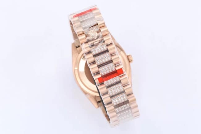 EW FactoryRolextop-tier watch men's brown plate gold belt 2020 new day displayDatejustautomatic movementsteel bracelet watch clasp picture