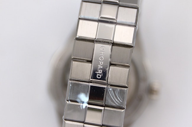 Chopardreplica watch men's white dialsteel bracelet Alpine Eagle ALPINE EAGLE series automatic movement watch clasp picture