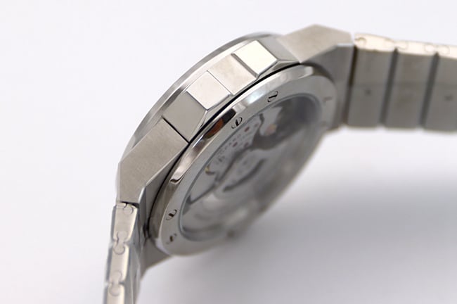 Chopardhigh-quality watch men's blue dial Alpine Eagle ALPINE EAGLE series automatic movementsteel bracelet watch side view