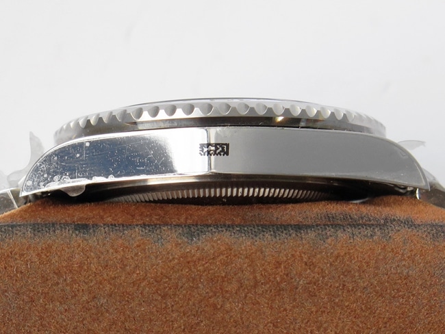 GS factory Rolextop-tier watch men's blue dialsteel bracelet GMT-Master type II GMT series mechanical watch side view