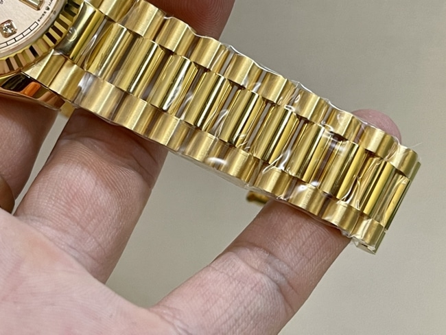 top-tier watch Rolex men's gold plate gold steel braceletDatejust 36mm South African real diamond watch clasp picture