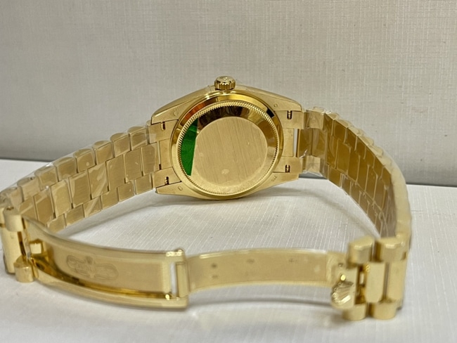 top-tier watch Rolex men's gold plate gold steel braceletDatejust 36mm South African real diamond watch clasp picture