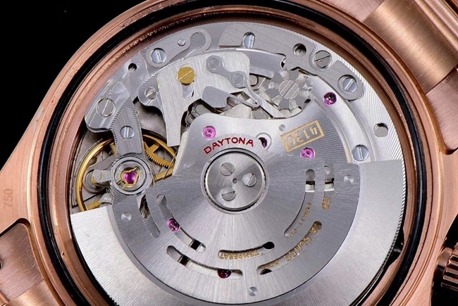 JH factory top-tier watch Rolexwhite dial gold band Oyster Perpetual Cosmograph Daytona watch movement picture