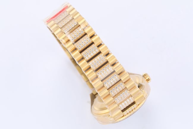 EW Factorytop-tier watch Rolex men's gold plate gold steel braceletday displayDatejustautomatic movement watch clasp picture