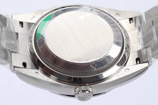 EWtop-tier watch Rolex men's white dialsteel bracelet 2021 new day displayDatejust mechanical watch back cover picture