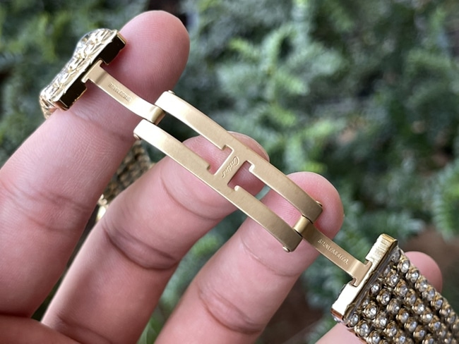 top-tier replicahigh-quality watch Cartier women's white dialsteel braceletBallon Blanc de Cartier series quartz watch clasp picture