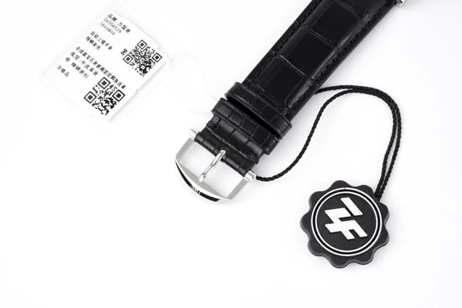 ZF Factorytop-tier watch IWC white dial black belt Portofino series leather strap automatic movement watch clasp picture