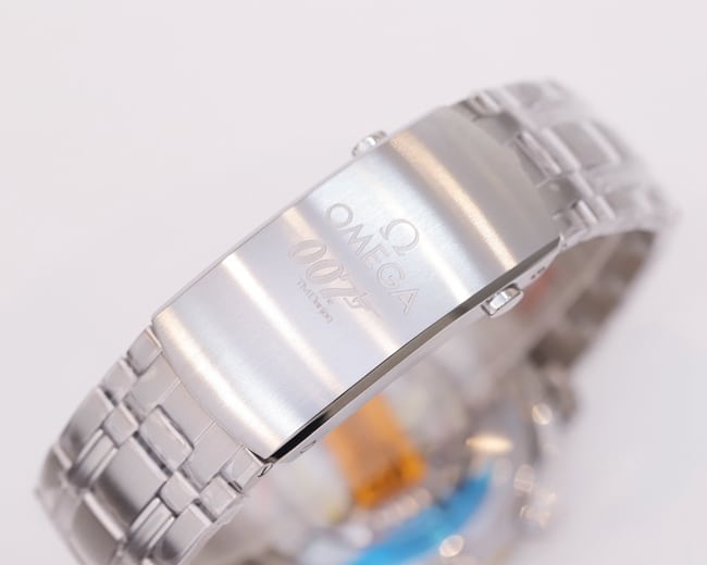 OR factory top-tier watch Omega men's Seamaster series mechanical steel bracelet watch clasp picture