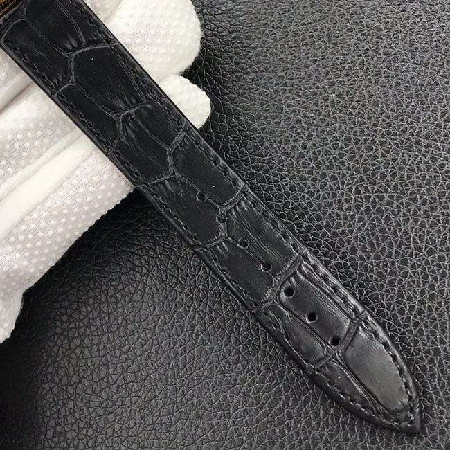 top-tier watch Breguet men's white dial black belt automatic movementleather strap classic series watch leather strap picture
