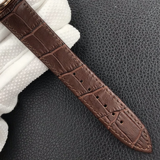 top-tier watch Breguet classic series mechanical leather strap men's white dial brown belt watch leather strap picture