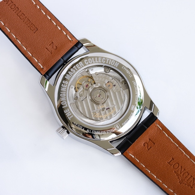 GF Factorytop-tier watch Longines men's blue dial blue belt famous craftsman series leather strap watch movement picture