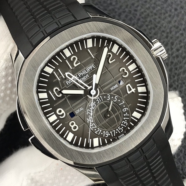 ZF Factorytop-tier watch Patek Philippe Aquanaut series 5164A-001 watch front view