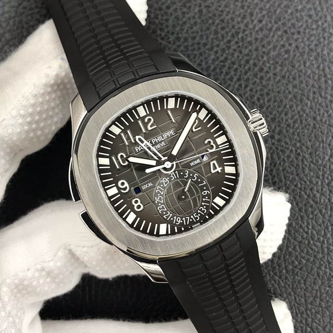 ZF Factorytop-tier watch Patek Philippe Aquanaut series 5164A-001 watch front view
