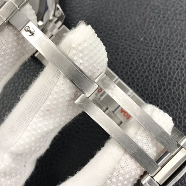 OR Factory Top collectible watches Omega Blue Plate Steel Strap Seamaster Series Men's Watch Buckle Figure