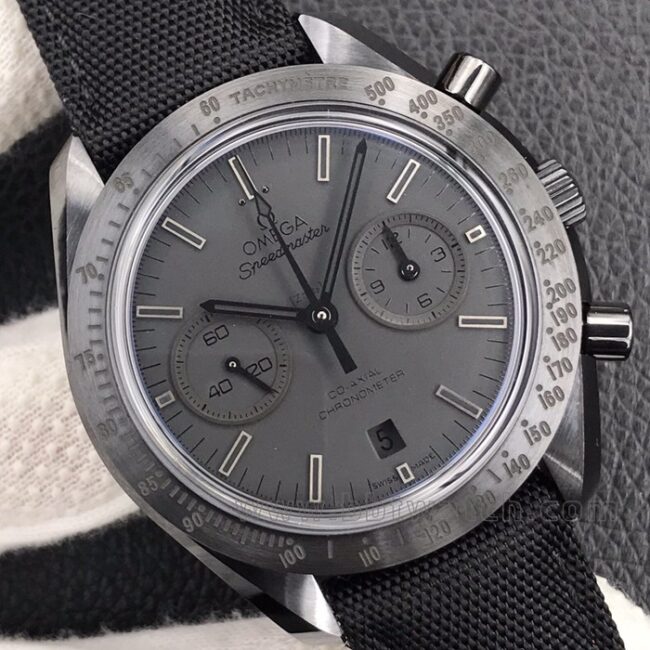 Omega Top Watch Speedmaster 311.92.44.51.01.005 Dark Side of the Moon Ceramic Matte Front View