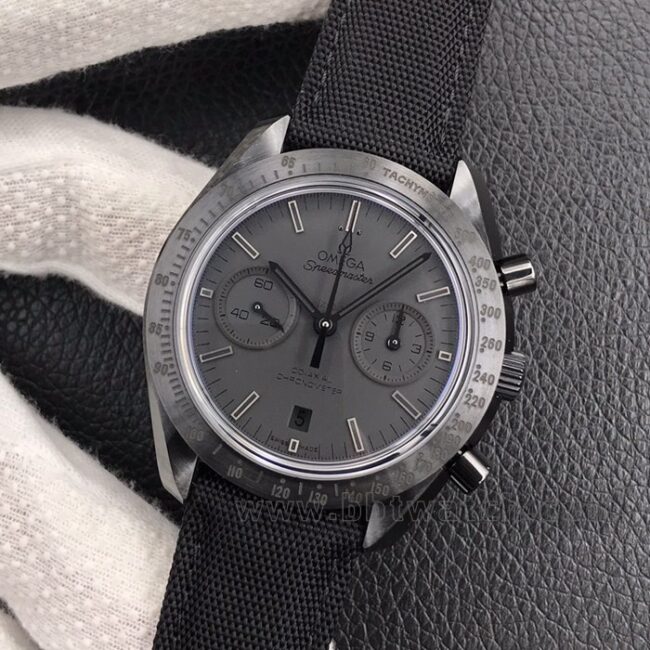 Omega Top Watch Speedmaster 311.92.44.51.01.005 Dark Side of the Moon Ceramic Matte Front View