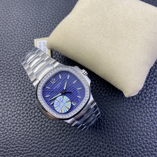 PF factory top-tier replicaPatek Philippe 7018 sports elegant series women's Nautilus front view