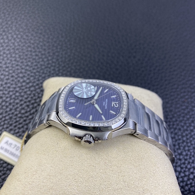 PF factory top-tier replicaPatek Philippe 7018 sports elegant series women's Nautilus side view