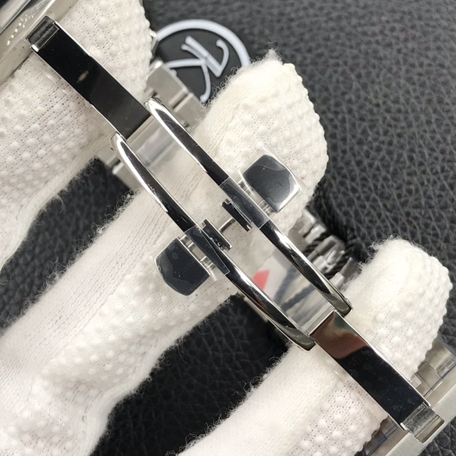 KL factory top-tier watch Longines men's white dialsteel bracelet famous series L2.628.4.78.6 automatic movement watch clasp picture