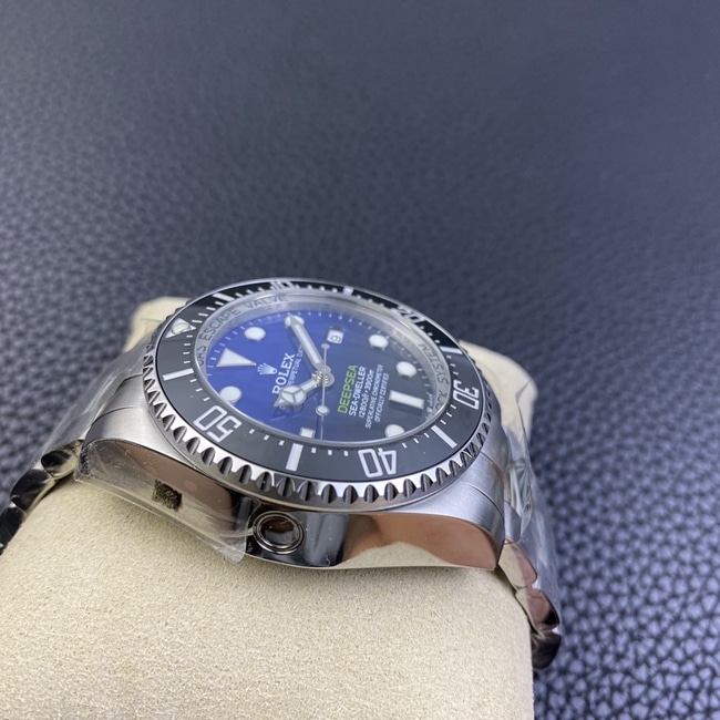 AR factory top-tier replicaRolex gradient ghost king new disk 6-digit crown side view