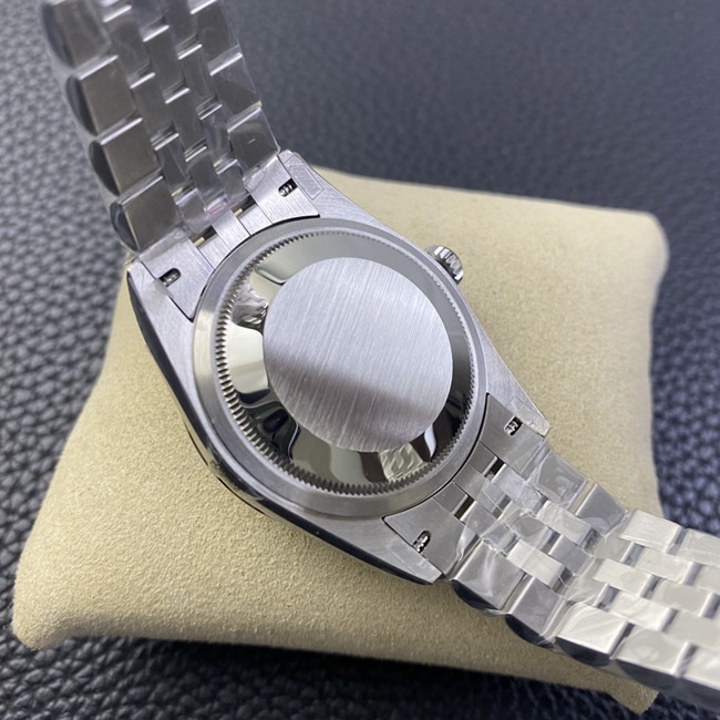 2021 top-tier watch Rolex log series 36mm new olive green jungle palm leaf pattern dial watch back cover picture