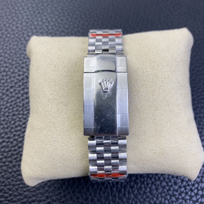 2021 top-tier watch Rolex log series 36mm new olive green jungle palm leaf pattern dial watch clasp picture