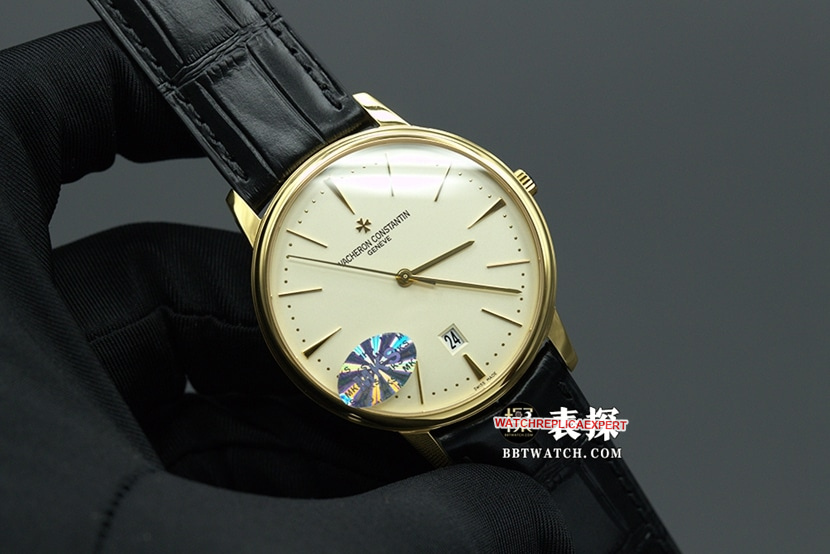 MKS Factorytop-tier replicaVacheron Constantin heritage series 85180automatic movementleather strap watch front live photo