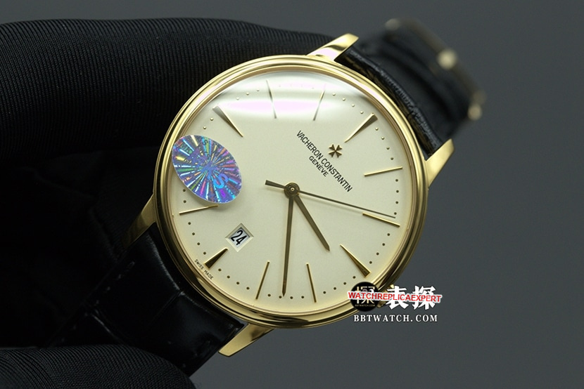 MKS Factorytop-tier replicaVacheron Constantin heritage series 85180automatic movementleather strap watch front live photo