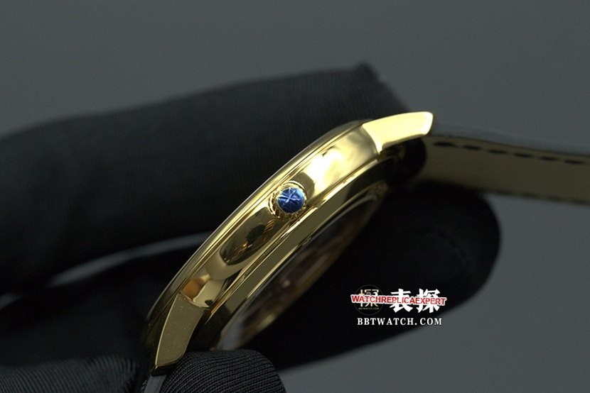 MKS Factorytop-tier replicaVacheron Constantin heritage series 85180automatic movementleather strap watchside live photo