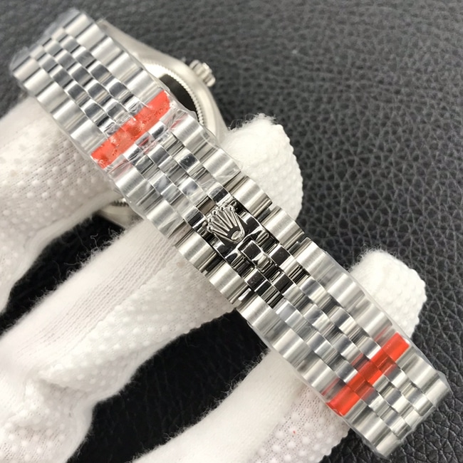 Rolex women's top-tier watch Datejust 31MM white dialsteel bracelet mechanical watch clasp picture