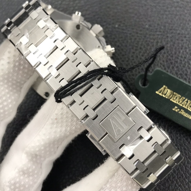 BF factory new top-tier watch Audemars PiguetRoyal Oak series 26331OR men's blue dialsteel braceletchronograph watch clasp picture