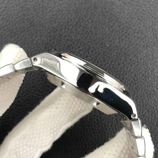 8F factory Vacheron Constantintop-tier watch men's blue dialsteel bracelet Zonghengsihai series 5500V mechanical watch side view