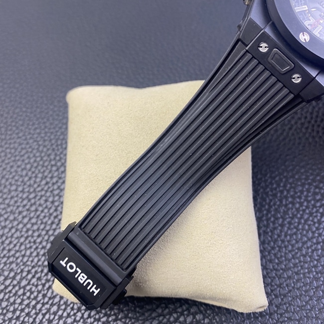 Top-tier watch Hublot Hublot men's white dialrubber strap Big Bang series watch leather strap picture